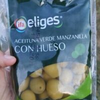 Olives Green Chamomile with Hueso