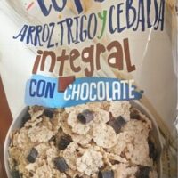 Copos arroz es with Chocolate