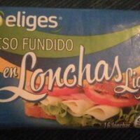 Cheese fundido in Lonchas
