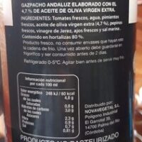 Gazpacho hortalizas Freshs