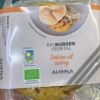 Bio Burger Vegetable seitán Curry