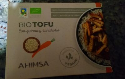 Bio Tofu with Quinoa and Carrots Bio Tofu with Quinoa and Carrots