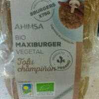 Bio Maxi Burger vegetal, Tofu champiñon