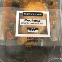 Pechuga from Pollo with Vegetables
