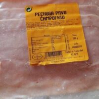 Pechuga pavo campo frio