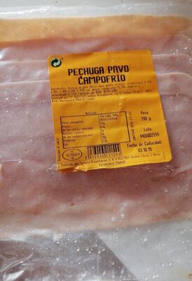 Pechuga pavo campo frio Pechuga pavo campo frio
