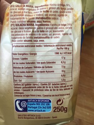 GALLETAS Mini MARBU DORADA ARTIACH GALLETAS Mini MARBU DORADA ARTIACH