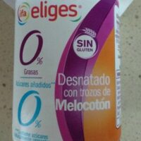 Yogurt Skimmed edulcorado Peach