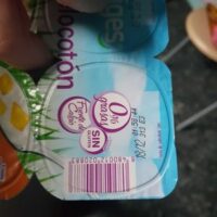 Yogurt Skimmed with Chunks from Peach