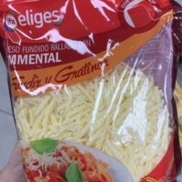 Cheese fundido rallado with Emmental