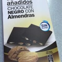 Black Chocolate with Almonds without Sugar añadidos