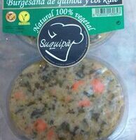 Burger from Quinoa and col kale
