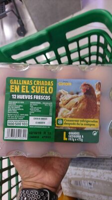 Huevos gallinas criadas in el suelo Huevos gallinas criadas in el suelo