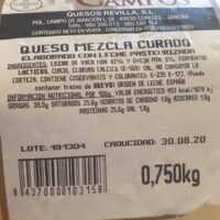Cheese mezcla curado torre campos