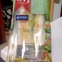 Sandwich LM. Salad del mar with Pineapple