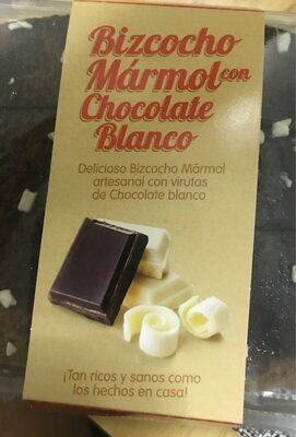 Bizcocho marmol with Chocolate White Bizcocho marmol with Chocolate White