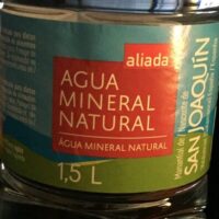 Water mineral Natural