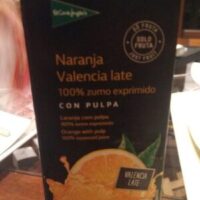 Zumo from Orange with Pulpa