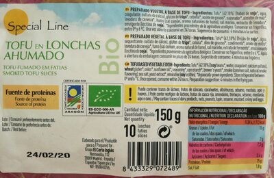Tofu in lonchas Smoked Tofu in lonchas Smoked