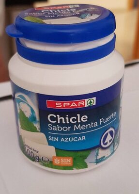 Chicles Flavor menta fuerte without Sugar Chicles Flavor menta fuerte without Sugar