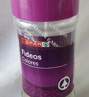 Fideos Colores
