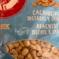 Cacahuetes tostados and Saltados