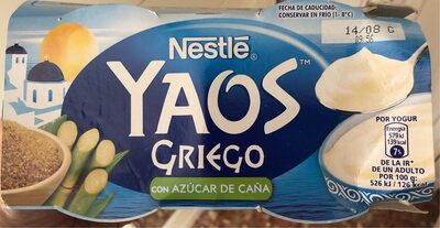 Yaos Greek with Sugar from Caña Yaos Greek with Sugar from Caña