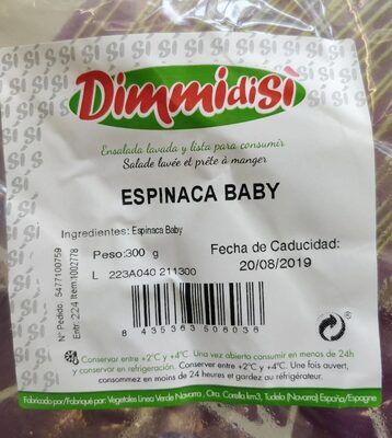 Spinach Baby Spinach Baby