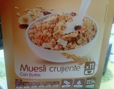 Muesli crujiente Muesli crujiente