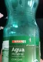 Water mineral with Gas
