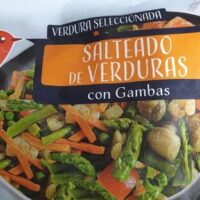 Salteado from Vegetables with Gambas