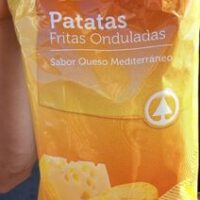 Potato Chips Onduladas Flavor Cheese Mediterráneo