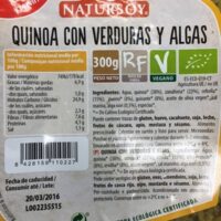 Quinoa with Vegetables and algas