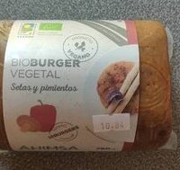 Bio Burger Vegetable setas and Pepper