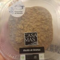 Risotto from Boletus ración