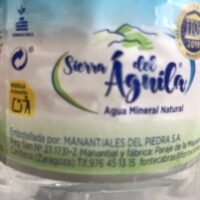 Water mineral Sierra del Aguila