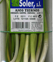 Garlic tiernos "Hortalizas Soler"