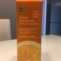 Zumo from Orange valencia late exprimido with Pulpa