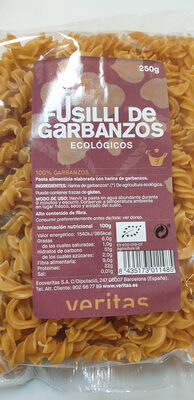 Fusilli from Garbanzos Ecologicals Fusilli from Garbanzos Ecologicals
