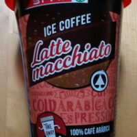 Ice coffee latte macchiato