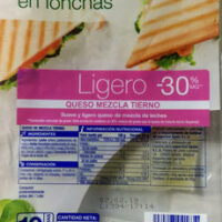Cheese in lonchas Cheese in lonchas