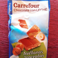 Chocolate with Leche avellanas Choppeds