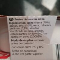 Rice with Leche