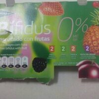 Bifidus Skimmed m.g. with Fruits Strawberries + Pineapple