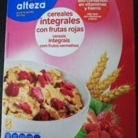 Cereals es with Fruits Red