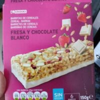Barrita from Cereals with Pepitas Strawberry and Chocolate White