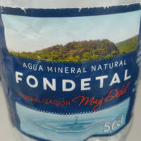 Water mineral Natural