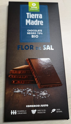 Black Chocolate 70% Salt Bio Black Chocolate 70% Salt Bio