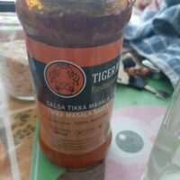 Salsa tikka masala picante suave Gluten Free and without Lactose
