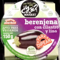 Berenjena with Cilantro and lino